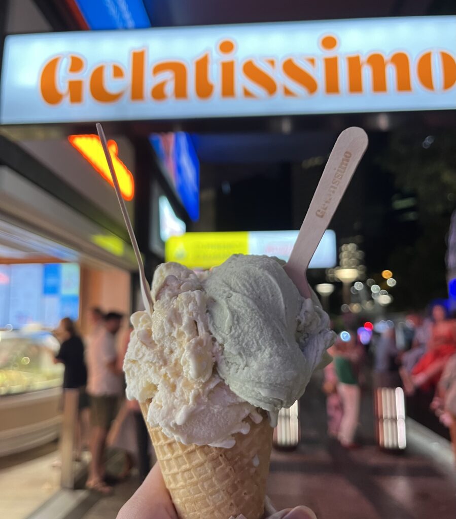 クイーンズストリートのジェラートショップ