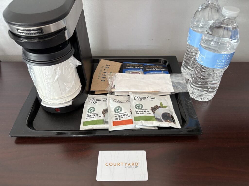 Courtyard Boston Downtownの無料ドリンク類