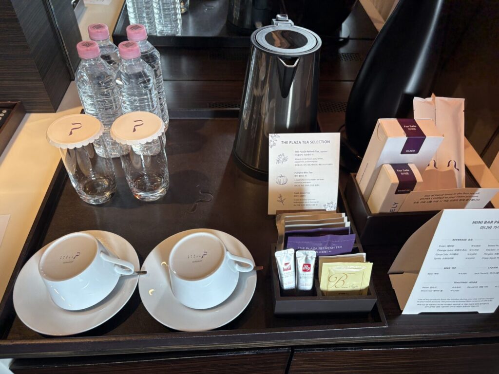 The Plaza Seoul, Autograph Collectionの無料ドリンク類