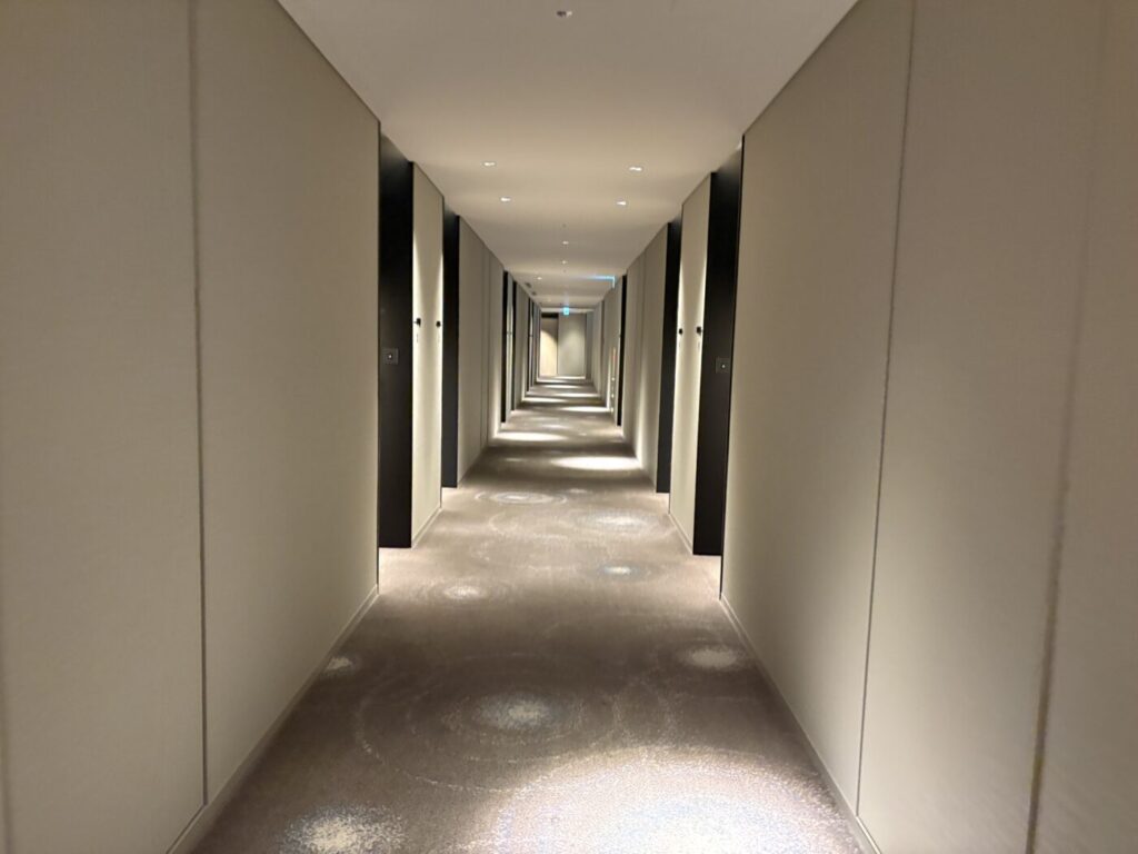 ヒルトン長崎の廊下