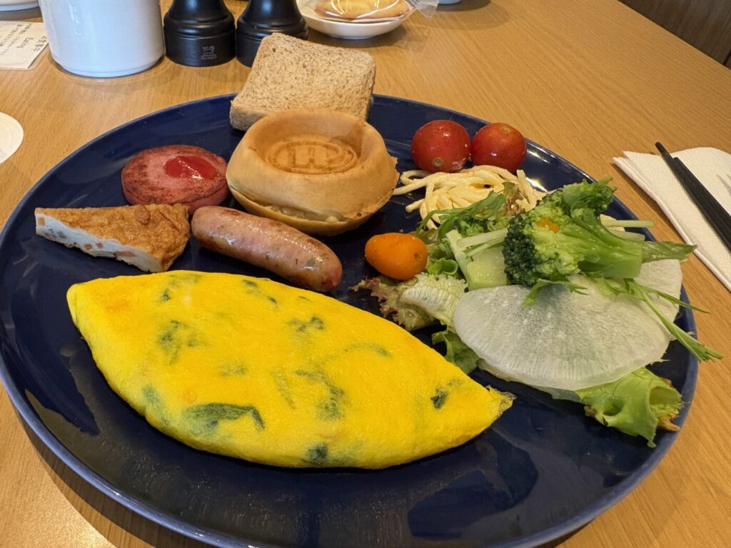 ヒルトン長崎の朝食バイキング